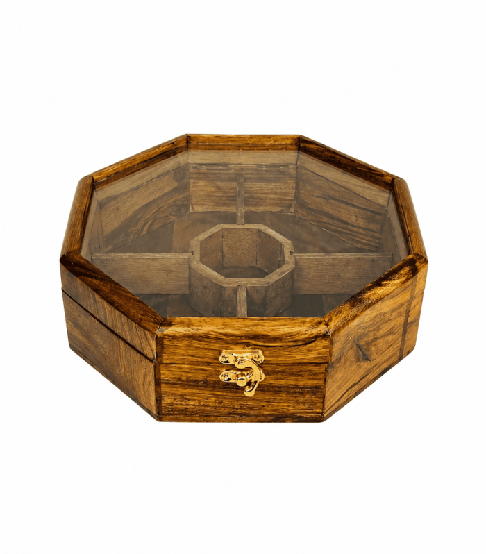 Woodora Decor Wooden Dry-Fruit Box